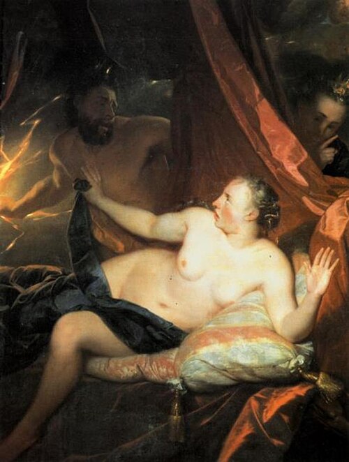 Jupiter and Semele, 1691, Godfried Schalken