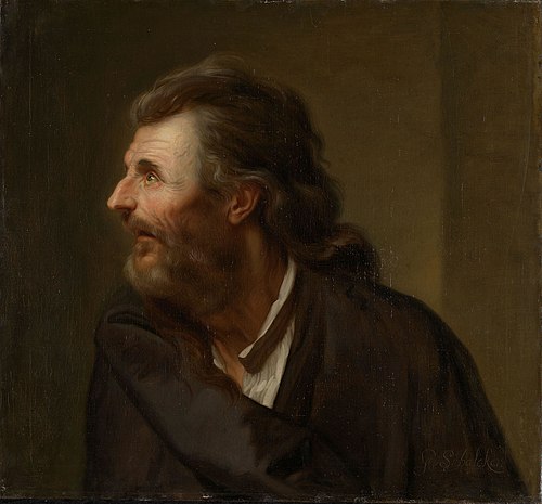 An old Man, half Figure, 1685, Godfried Schalken