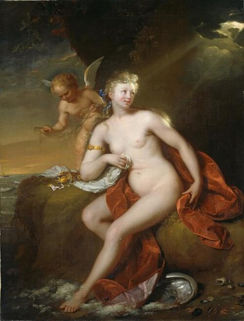 Venus at her Toilet, 1690, Godfried Schalken