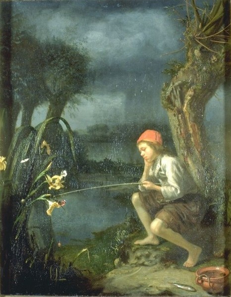The Fishing Boy, 1690, Godfried Schalken
