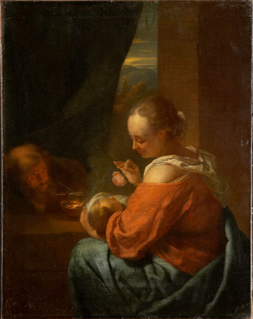Holy Family, 1665, Godfried Schalken