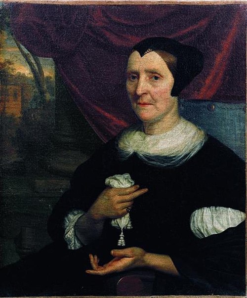 Portrait of Aletta Lydius (1612-?), 1677, Godfried Schalken
