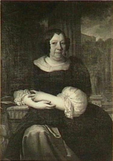 Portrait of Susanna Calendrini, 1690, Carel de Moor