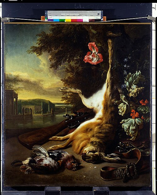 Still Life with Game, 1695, Jan Baptist Weenix