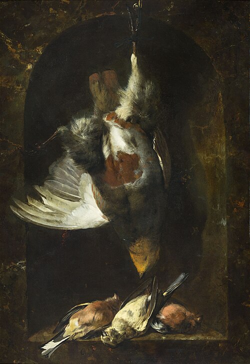 Nature morte au gibier à la plume, 1650, Jan Baptist Weenix