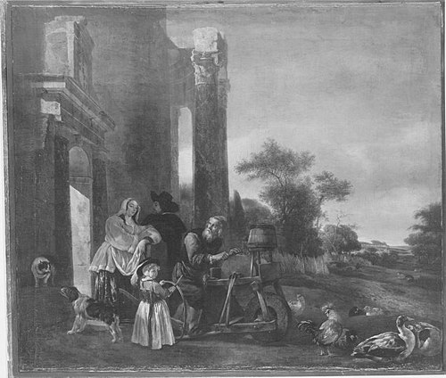 Der Scherenschleifer, 1641, Jan Baptist Weenix