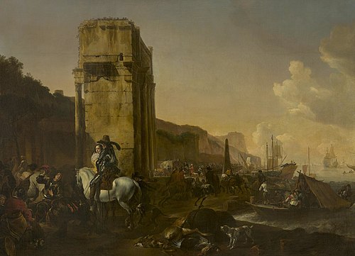 Italian Harbour, 1651, Jan Baptist Weenix