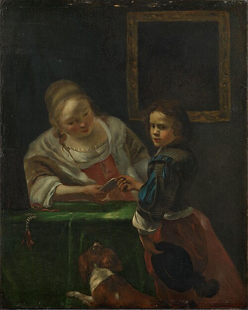 The love letter, 1650, Jan Baptist Weenix