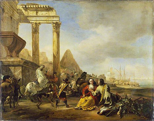 A Coast Scene with Classical Ruins, 1660, Jan Baptist Weenix