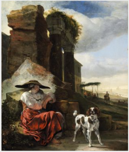 The Sleeping Shepherdess, 1658, Jan Baptist Weenix