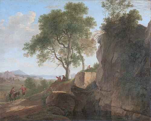 paysage italien, 1643, Herman Van Swanevelt