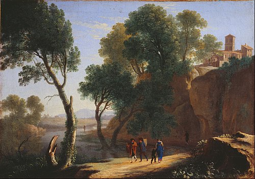 An Italian Landscape, 1646, Herman Van Swanevelt