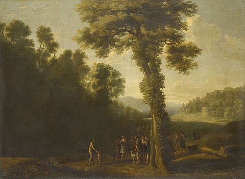 Venus, Adonis, Cupid and Diana, 1634, Herman Van Swanevelt