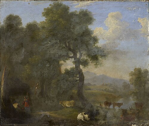 Landscape with Cattle, 1644, Herman Van Swanevelt