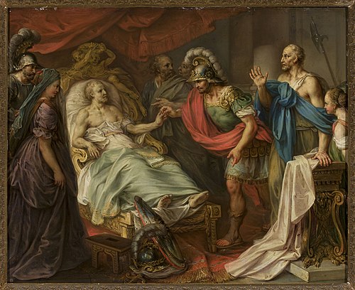 Death of Belisarius, 1800, Franz Xaver Wagenschön