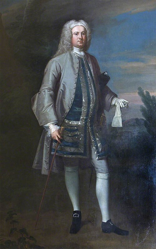 Sir Thomas Saunders Sebright, 4th Bt (1692-1736) or, possibly, Mr Crawley, 1720, William Aikman