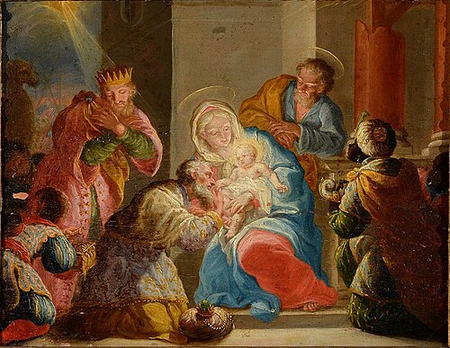 The Adoration of the Magi, 1758, Michelangelo Unterberger