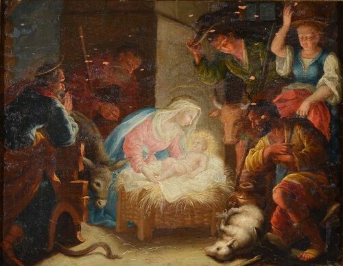 L’Adoration des bergers, 1758, Michelangelo Unterberger