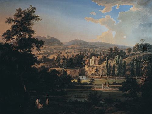 Ansicht des Leopoldinentempels, 1807, Albert Christoph Dies