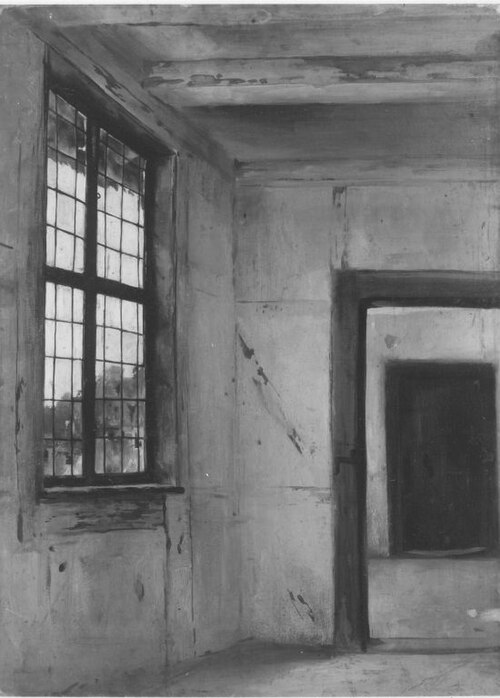 Interieur in Halberstadt, 1890, Ludwig von Löfftz