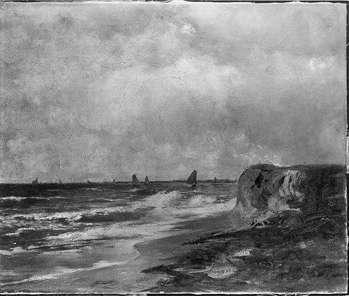 Am Strand, 1880, Ludwig von Löfftz