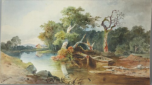 River landscape, , Anton Altmann