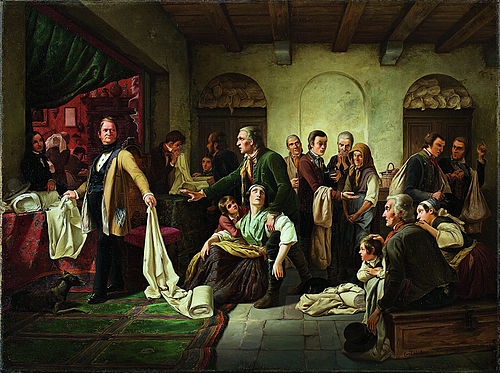 The Silesian Weavers, 1844, Carl Wilhelm Hübner