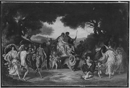 Einzug des Bacchus in den Hain von Kolonos, 1859, Ludwig Thiersch