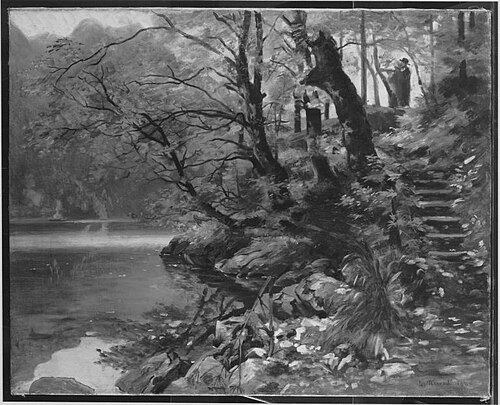 Herbst am Königssee, 1885, Ludwig Thiersch