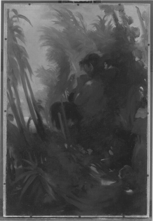 Pan im Schilf (nach Böcklin), , Ludwig Thiersch