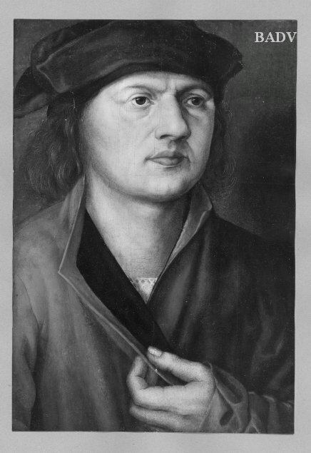 male portrait, 1524, Martin Schaffner
