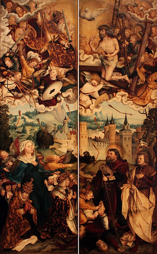 Plague Altarpiece, 1510, Martin Schaffner