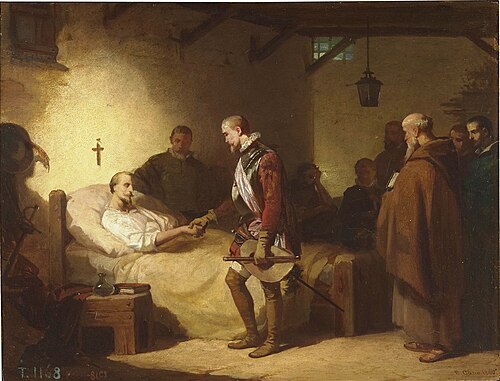 Cervantes y don Juan de Austria, 1860, Eduardo Cano