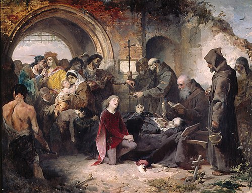 Entierro del condestable don Álvaro de Luna (boceto), 1858, Eduardo Cano