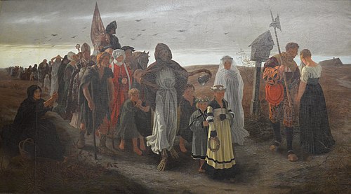 The Train of Death, 1876, Gustav Spangenberg