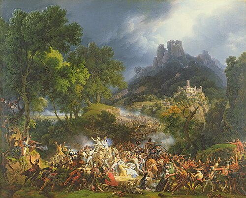 Attaque d'un grand convoi à Salinas, Biscaye, 25 mai 1812, 1819, Louis-François Lejeune