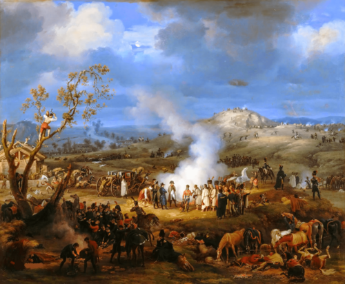 Bivouac de Napoléon à la veille de la Bataille d'Austerlitz, 1808, Louis-François Lejeune