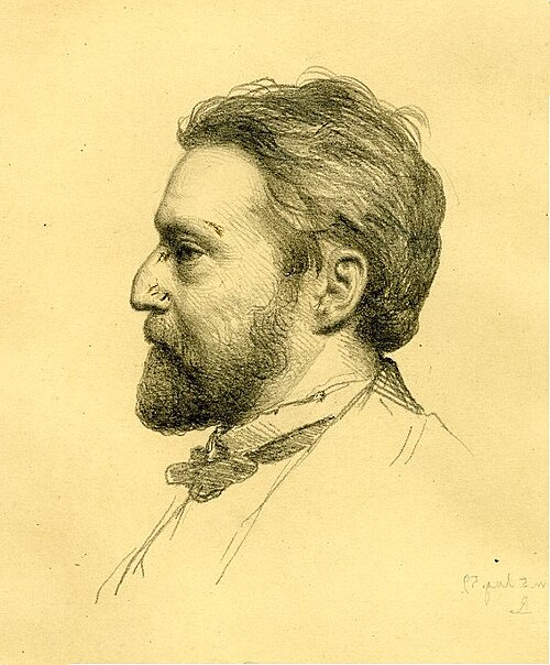 Portrait of August Riedel, 1859, Rudolf Lehmann