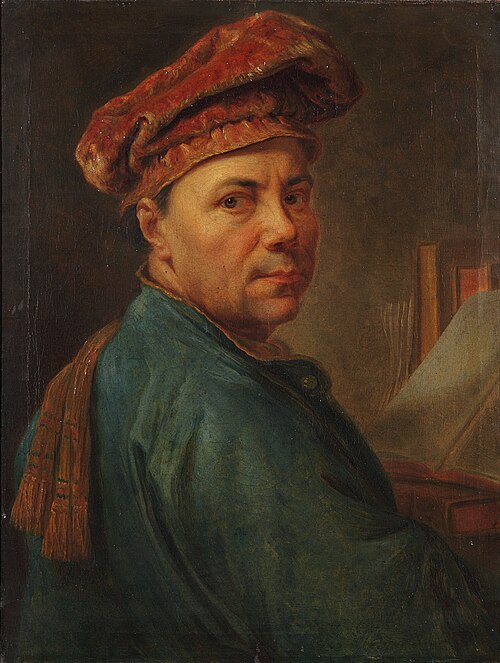 Self-Portrait, 1750, Georg Friedrich Schmidt