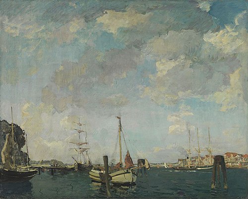 Stadt im Sonnenschein, 1909, Ulrich Hübner