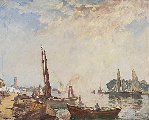 Sommertag in Travemünde, 1913, Ulrich Hübner
