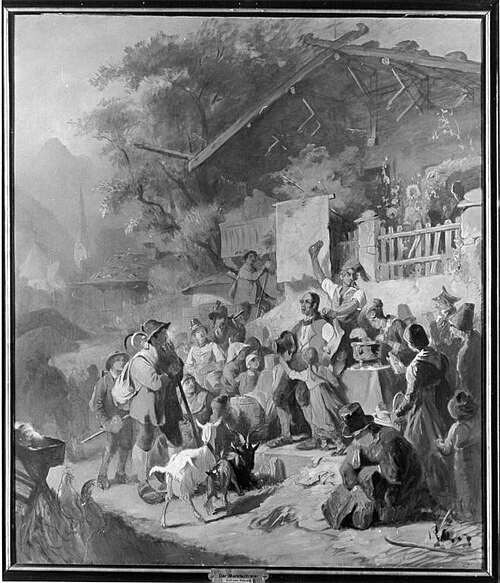 Der Marktschreier, 1854, Karl von Enhuber