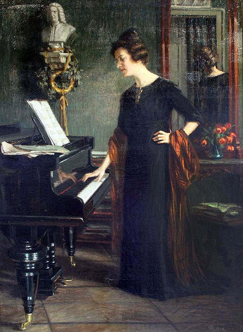 Portrait of Emmi Leisner, 1912, Carl Bantzer