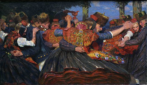 Beim Tanz, 1890, Carl Bantzer