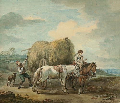 Der Heuwagen, 1788, Wilhelm von Kobell