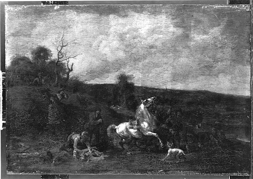 Raubüberfall, 1790, Wilhelm von Kobell