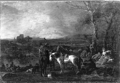 Ruhende Jagdgesellschaft, 1790, Wilhelm von Kobell