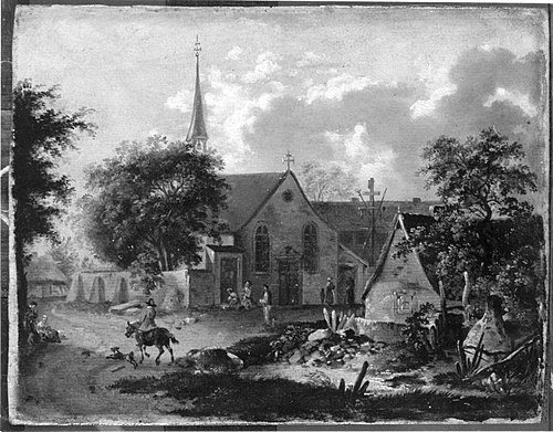 Dorflandschaft (zugeschrieben), 1784, Wilhelm von Kobell