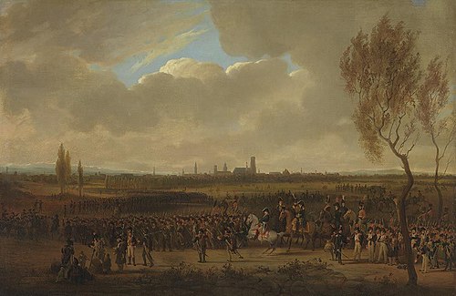 Die Einnahme von München durch bayerisch-französische Truppen (Berthier-Zyklus), 1806, Wilhelm von Kobell