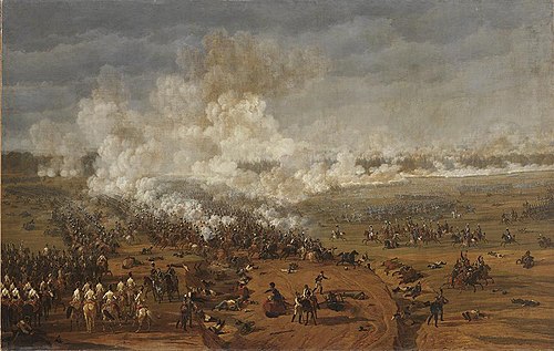 Am dritten Tag der Schlacht bei Hanau (Schlachtenzyklus), 1814, Wilhelm von Kobell